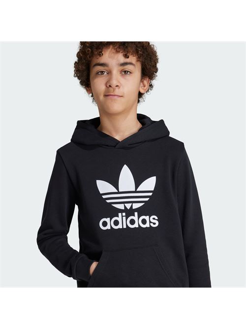 TREFOIL HOODIE      BLACK ADIDAS ORIGINALS | IY7446/ND